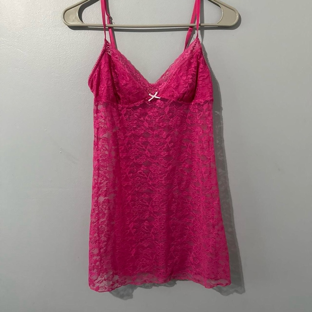 Pink Lace Nightgown